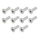 thumbnail image 5 of Estrela 10 fundas protectoras de acero inoxidable de alta resistencia a la tracción, antifatiga, resistentes a la intemperie, fundas protectoras para barandillas de cables 1/8, 5 of 8