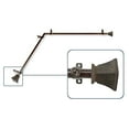 thumbnail image 2 of Aldo 13/16 inch Corner Window Curtain Rod 48-84" - Cocoa, 2 of 3