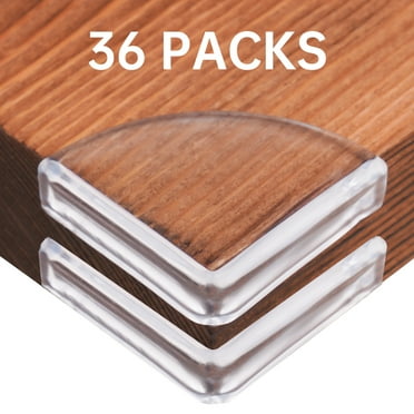 Tomorotec Corner Edge Protector Baby Proofing Table Plastic Corner Guards Clear Edge Guards Corner Cushion for Baby Safety for Furniture, Slim Table, Windows, Bed and etc  [36 Pack]