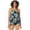 Tropical Lotus, variant on Current Underwire Tankini Top Bra Sized Floral Swimsuit Top Tropical Lotus 34DD