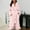 Pink, variant on Bathrobe For Women Hooded Fleece Towelling Dressing Gown Lightweight Sauna Gown House Coat Long Bathrobe Plush Sleepwear Robes & Bathrobes Red M