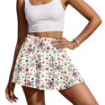thumbnail image 3 of HELLHERO Workout Golf Skirts, Five-Pointed Star Pattern Design Two Storage Pockets 2 Side Pockets Tennis Skirt for Outing Pickleball Vacation, 3 of 9