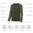 thumbnail image 4 of BASSDASH Men’s Lightweight Camo Hunting Shirt UPF 50+ Sun Protection Long Sleeve Hiking Fishing Performance Tee Mesh Panels, 4 of 8