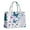 Purple Leaf Butterfly, variant on Large Capacity Tote Bag,Dreamy Pastel Sky Handbag Fashion Luxury Tote Bag,15.7"x13"x 5.1" Inches,Laptop Compatible