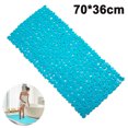 thumbnail image 1 of Alfombrilla para bañera de guijarros Alfombrillas de ducha antideslizantes con ventosas, orificios de drenaje para bañera de baño 70*36cm Xemadio 2034885-3, 1 of 9