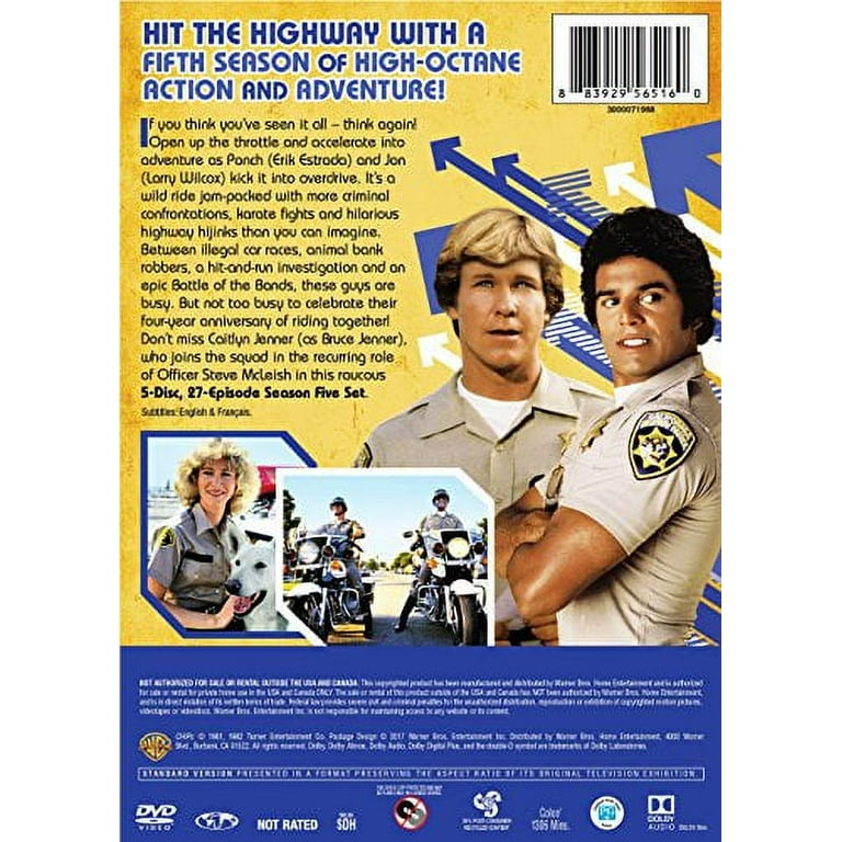 C.H.I.P.S.: The Complete Fifth Season S5 [DVD] - Walmart.com