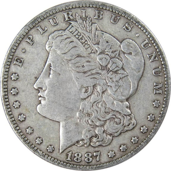 1887 O Morgan Dollar VF Very Fine 90% Silver $1 US Coin Collectible