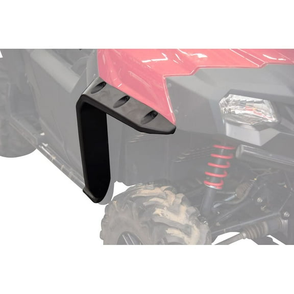 Tusk UTV Molded Fender Flare Kit Front Black For HONDA Pioneer 700-4 Deluxe 2022