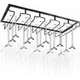 thumbnail image 1 of Gourmet's Choice Under Cabinet Stemware Rack, Metal Organizer with High-Quality Material, Easy to Install, Compact and Elegant Design, Suitable for Various Glass Sizes, Durable, 1 of 5