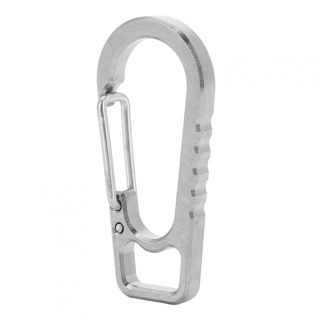 Hebilla de alpinismo de aleación de titanio, hebilla de seguridad para escalada, gancho mosquetón (Original)