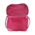 thumbnail image 4 of 1 Pc Bolsa de Maquillaje Cuadrada Conveniente para Mujeres para Vacaciones, Camping y Viajes de Negocios Color Rosa Rojo, 4 of 4