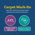 thumbnail image 5 of Really Good Stuff Carpet Mark-Its – Colorful 5” x 5” Carpet Spots – Keep Students Organized or in Groups – Six Bright, 5 of 5
