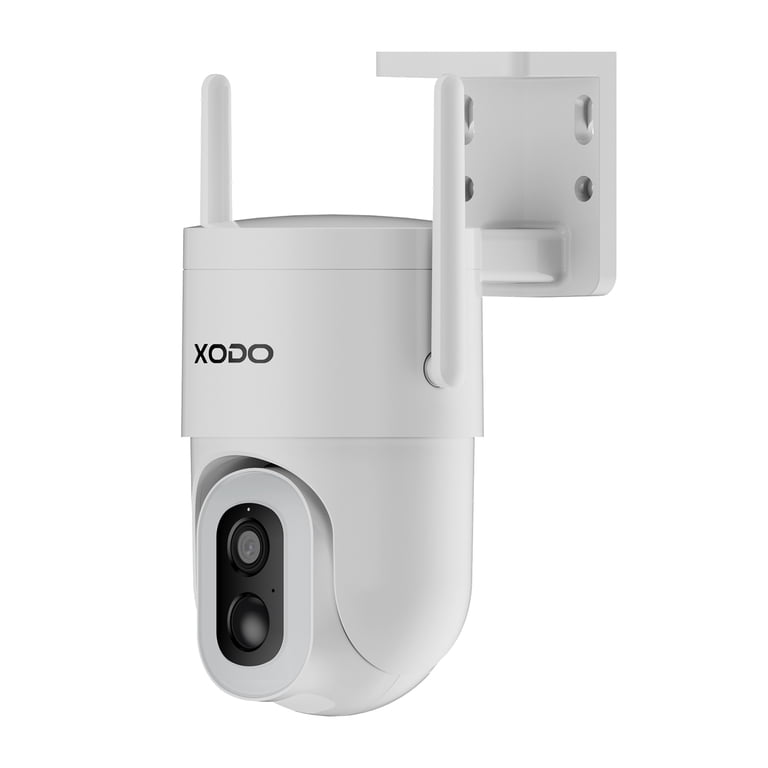 6 pack) XODO E15 Solar-Powered Outdoor Security Camera with Night
