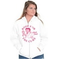 thumbnail image 4 of Breast Cancer Betty Boop For The Cure Women Plus Size Zipper Hoodie Brisco Brands 2X, 4 of 5
