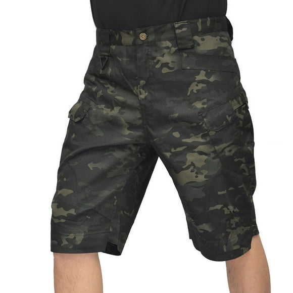 jsaierl Men's Cargo Shorts Big and Tall Multi Pockets Shorts Outdoor Military Shorts Loose Workwear Cargo Shorts