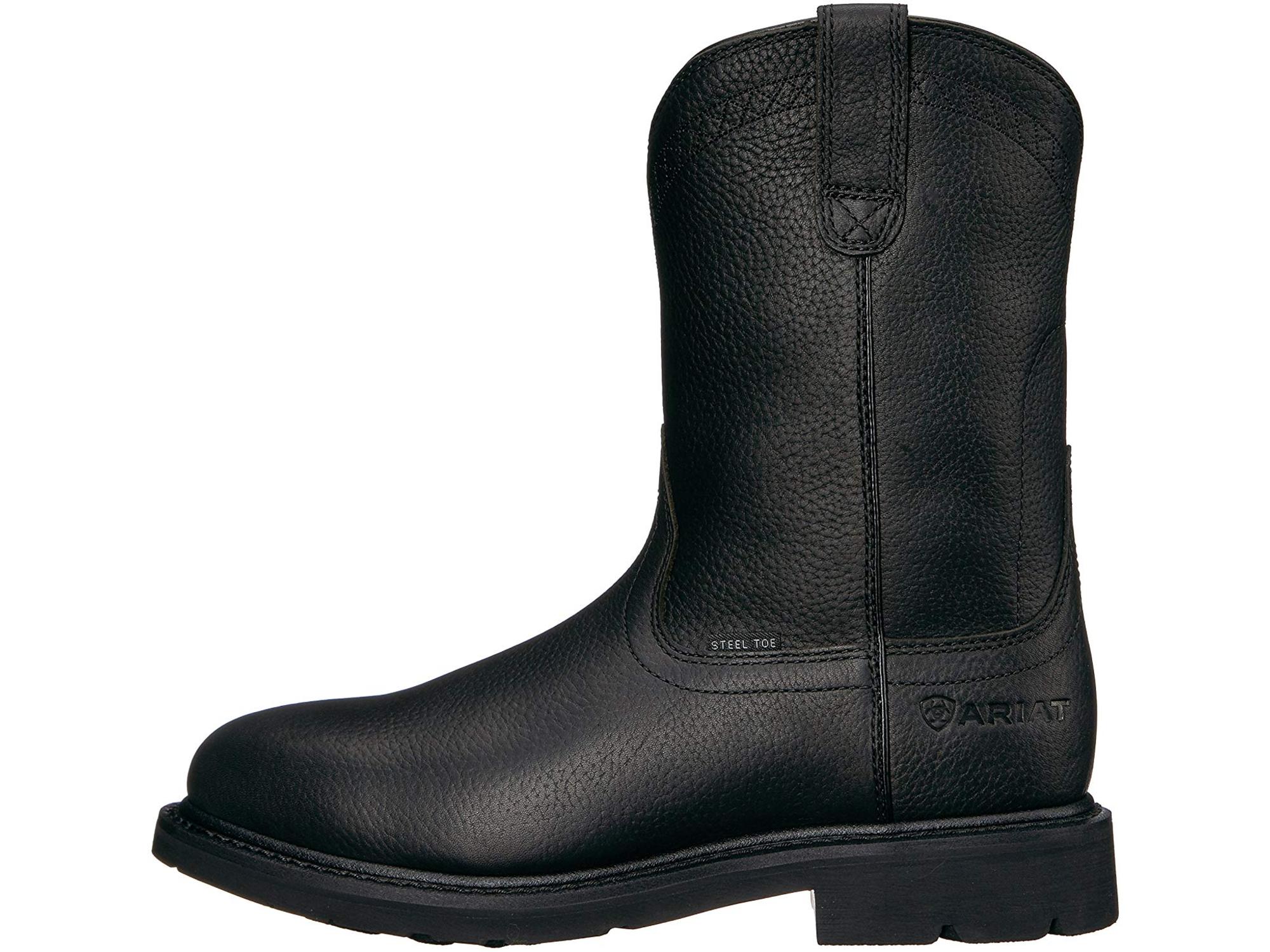 ariat men's sierra steel toe work boots