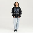 thumbnail image 3 of Women's Gameday Couture  Black Penn State Nittany Lions Pure Victory Relaxed Rhinestone Pullover Sweatshirt, 3 of 4
