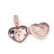 thumbnail image 3 of Colgante de marco de medallón de foto personalizado con forma de corazón de The BLING KING, grabado de nombre, joyería de memoria de moda para pareja, regalo del Día de San Valentín, 3 of 4