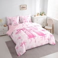 thumbnail image 3 of Castle Fairy Bowtie Personalized Initial R Twin Bedding Sets,Dreamy Bedding Comforter Set, 3 of 8