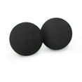 thumbnail image 3 of (2 pack) Microdry Dual-Ball Massage Roller for Deep Tissue Relief, Black, 3 of 7