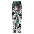 thumbnail image 4 of Academia Boku No Hero Pajama Bottoms for Women Novelty Lounge Daily Cozy Soft Sleep Pajamas Pants Long Sleepwear, 4 of 7