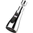 thumbnail image 1 of Aireador de grifo, grifo de cocina con aireador giratorio de 360 ​​°, filtro de ahorro de agua de 3 modos, ahorrador de agua M22 M24 para grifo, plateado, 14,6*5,3 cm TUNC Sencillez, 1 of 5