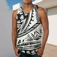 thumbnail image 1 of Camiseta sin mangas de cuello redondo para hombre, ropa deportiva para el hogar, pijamas, camiseta de color liso, blusa deportiva, blusa de poliéster para hombre, 1 of 5