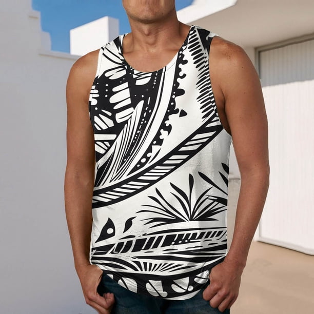 Camiseta sin mangas de cuello redondo para hombre, ropa deportiva para el hogar, pijamas, camiseta de color liso, blusa deportiva, blusa de poliéster para hombre