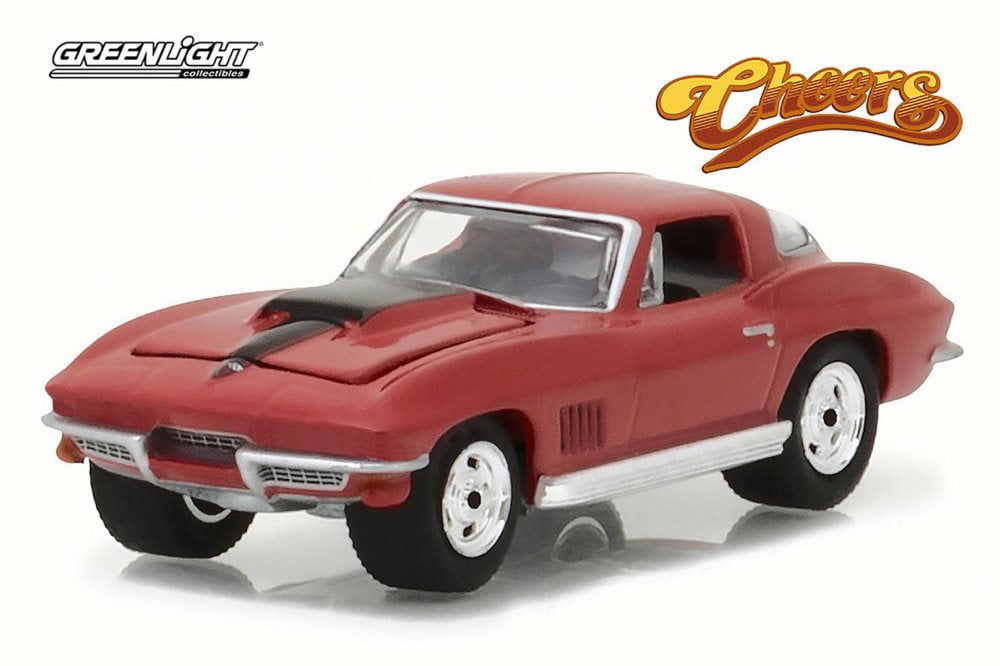 1967 Chevy Corvette Stingray, Cheers, Ruby Red - Greenlight 44770