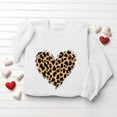 thumbnail image 4 of Levmjia Women Hoodless Sweater Tops Valentine's Day Printed Round Neck Sweatshirt Long Leeves Pullover Tunic Fashion Loose Casual Fall Winter Shirts, 4 of 6
