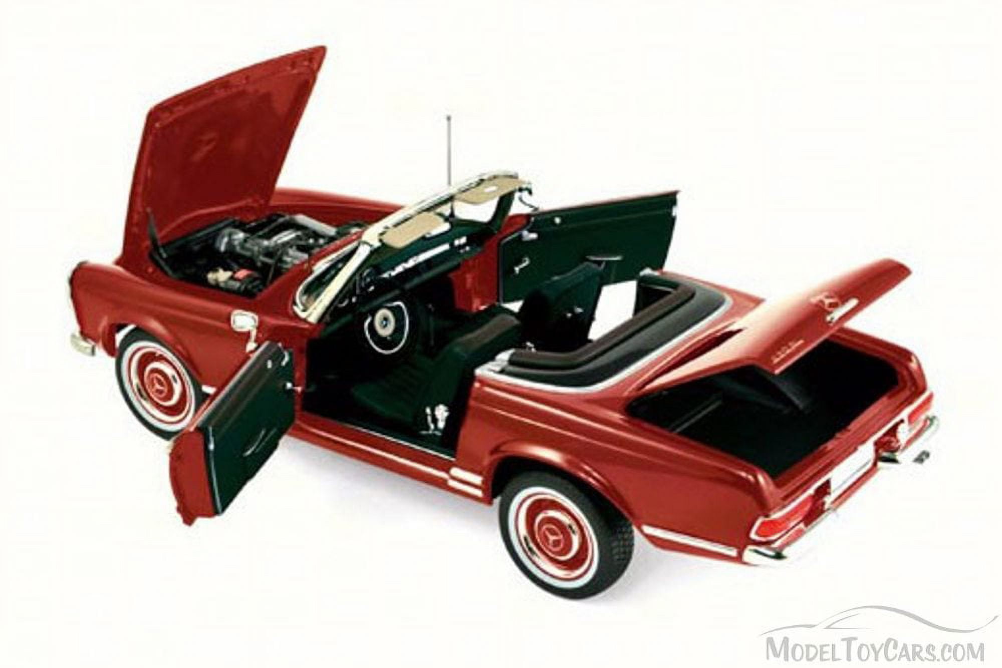 1969 Mercedes 280 SL Red 1/18 Diecast Model Car by Norev - Walmart.com