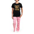 thumbnail image 4 of CafePress - One Tough Cookie Women's Dark Pajamas - Women's Short Sleeve Print T-Shirt and Pants Dark Cotton Pajama Set, 4 of 7