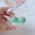thumbnail image 1 of Cosmetic Contact Lens Box Cartoon Fresh And Cute Fruit Three-dimensional Clamshell Double Box Contact Lens Companion Box（Cactus）, 1 of 7