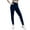 Navy, variant on Girls Yoga Pants Kids Dance Running Athletic Leggings High Waisted Workout Active Dance Tights