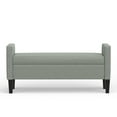 thumbnail image 6 of 52" Upholstered Storage Bench in Stone (Light Gray), 6 of 7