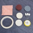 thumbnail image 4 of AMONIDA 20pcs / Set Watch Glass Polishing Pad Set, Felt Polishing Buffing Wheel Watch Polish Kit, Included 20g Polishing Powder Sticker Wool Felt Polishing Pad Sanding Paper Wool Felt Polishing Wheel, 4 of 8