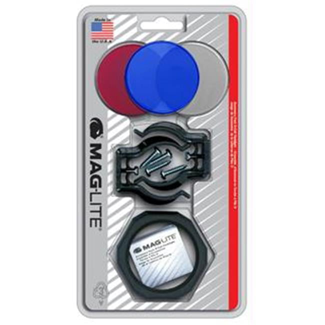 New Maglite D Cell Accessory Pack ASXX376E Mag-lite Mounts Lens Anti Roll GIFT 
