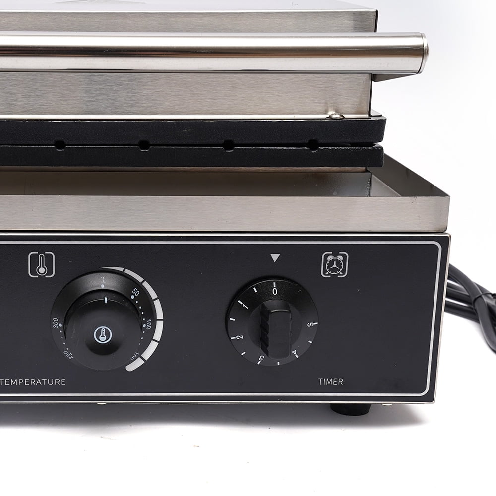 Wildnix Waffle Maker with Time & Temperature Control, Non-Stick Pans, 1.55kw Power, Adjustable Temperature 50-300℃ for Perfect Waffles