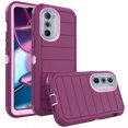 thumbnail image 1 of Asuwish Phone Case for Motorola Edge+ Plus 2022/Edge X30/30 Pro Hybrid Rugged Shockproof Hard Protective Drop Proof Full Body Heavy Duty Mobile Cell Cover Moto Edge + 5G UW Women Men Purple, 1 of 6