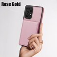 thumbnail image 6 of Phone Case for Samsung Galaxy A52/A52S 5G Wallet Cover with Tempered Glass Screen Protector and RFID Slim Credit Card Holder Stand Cell Accessories A 52 S 4G G5 52A S52 52S Women Men Rose gold, 6 of 6