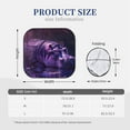 thumbnail image 3 of Sikiie Purple Hippo In Water Print Foldable Car Windshield Sun Visor, Car Window Sunshade Suitable for Sedan, SUV and Truck Car Accessories-Medium, 3 of 6