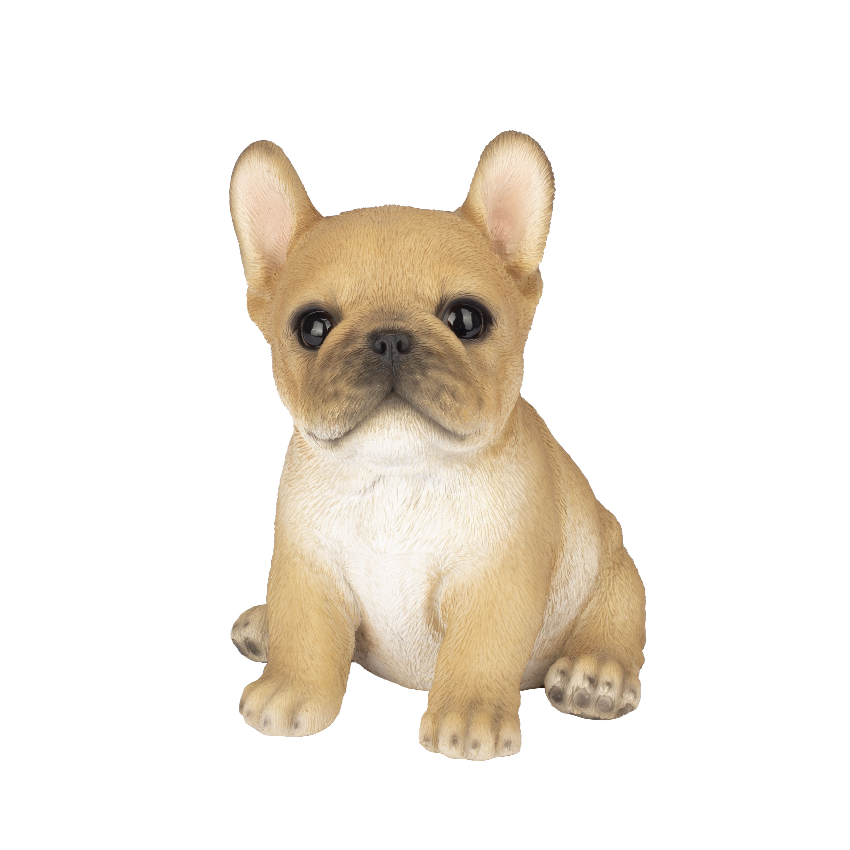 SOREAL Brown French Bulldog Decorative Puppy Figurine for Home & Garden Décor, Handpainted Polyresin Dog Statue, Realistic Design | Gift for Dog Lovers | Weather-Resistant Indoor/Outdoor Decor