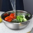 thumbnail image 4 of Pungan stainless steel bowl Stainless Steel Mixing Bowls 2pcs for Cooking and Baking,11.02"X11.02"X3.35", 4 of 10