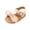 Pink, variant on IROINNID Infant's First Walker Shoes Girls PU Non-slip Sole Buckle Sandals, Size 0-18M