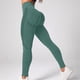 thumbnail image 3 of Gibobby Pantalones de Casuales Pantalones de color de nieve sin costuras para mujer Pantalones de yoga sin costuras Jacquard Pantalones recortados de fitness Yoga(Verde， L), 3 of 4