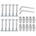 thumbnail image 1 of Uxcell 10 Pcs Inline Skate Axle Spacer Screw Replacement Roller Skate Replacement Accessories with Installation Tools, 1 of 6