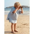 thumbnail image 5 of BemeyourBBs Toddler Baby Girls Boys Swim Cover Up Swimwear Poncho Kids Cotton Gauze Swimsuit Coverup Beach Bathing Suit Bathing Robe Short Sleeve Hooded Coverups Beachwear Wrap, 5 of 9