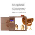 thumbnail image 3 of 3 Power Supply Modes Horizontal Opening Electric Programmable Chicken Coop Door, Automatic Poultry Coop Door, USB Solar Powered Chicken Door With Timer For Farm Ducks Geese, 3 of 8