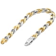 thumbnail image 2 of Pompeii Men's Link 14k Gold (32gram) or Platinum (52gram) 8.5mm Bracelet 9" (,), 2 of 3