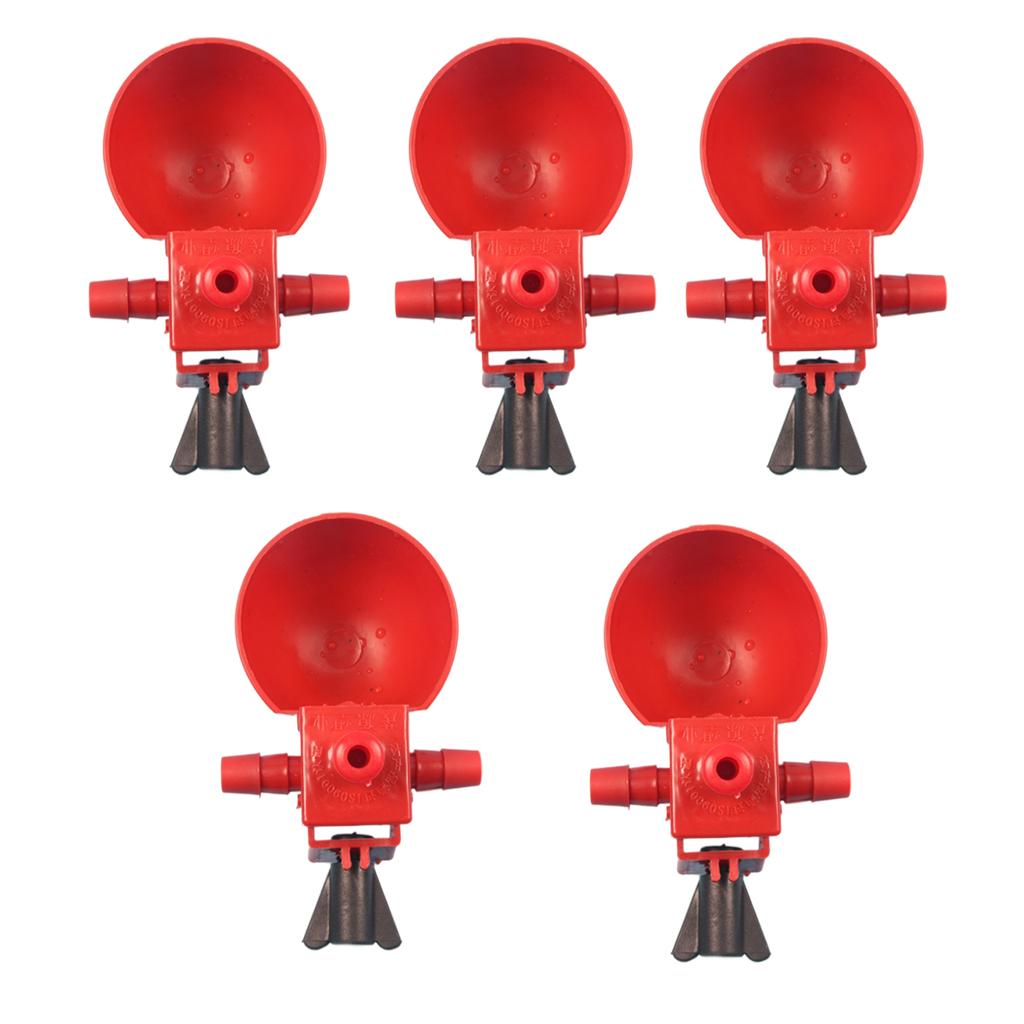 5 Pack Large Automatic Chicken Waterer Cups, Chicken Water Feeder Suitable for
